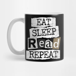 Eat. Sleep. Read. Repeat Bookworm Lovers Mug